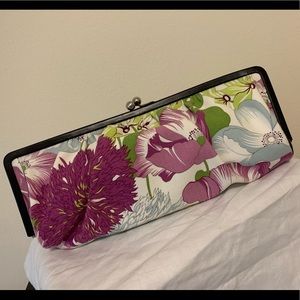 Burberry Floral Canvas Clutch